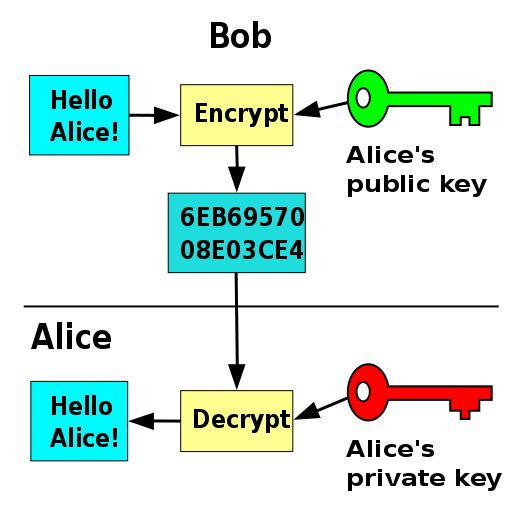 Actual public/private keys look more like this