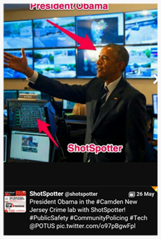 Obama Impressed by ShotSpotter in Action!