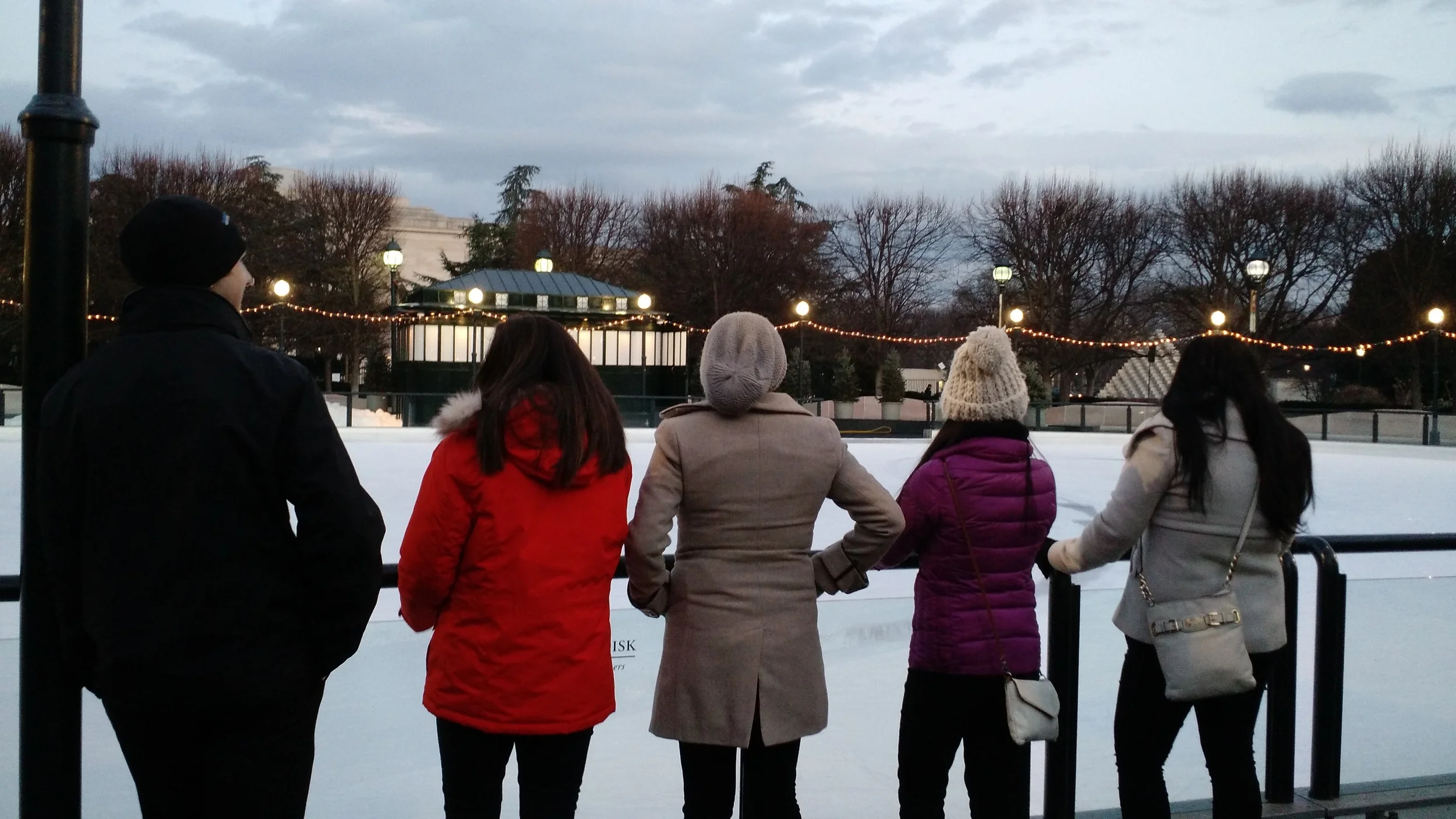 Ice Skating at the Sculpture Garden