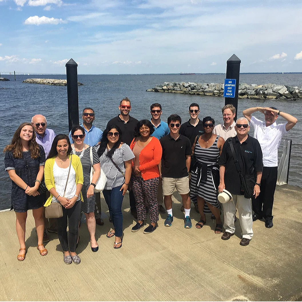 Our DC office enjoyed a tour of the LEED Certified Chesapeake Bay Foundation before chowing down at the crab feast in Annapolis, Maryland!