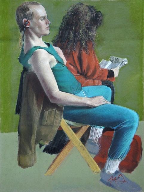 Seated Dancers