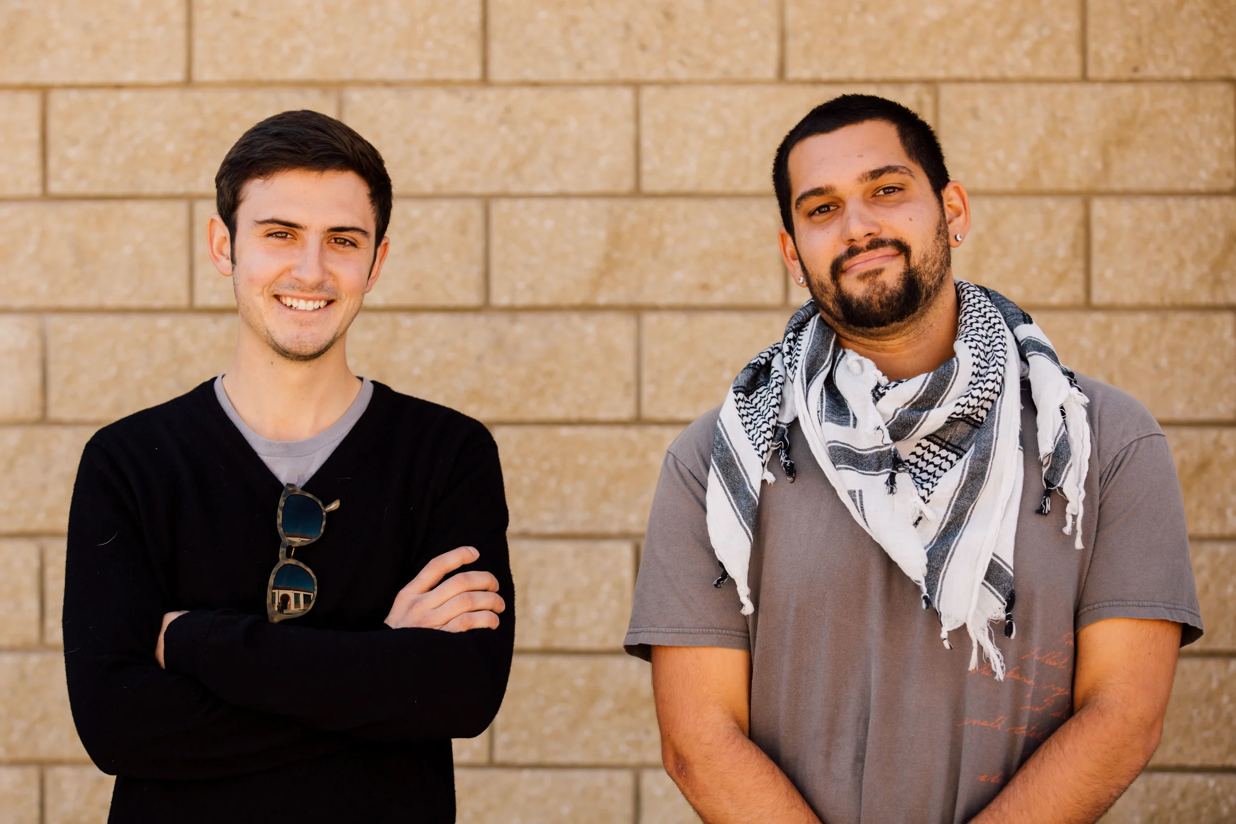 From left to right, Brett Bollier, Ben Johnson