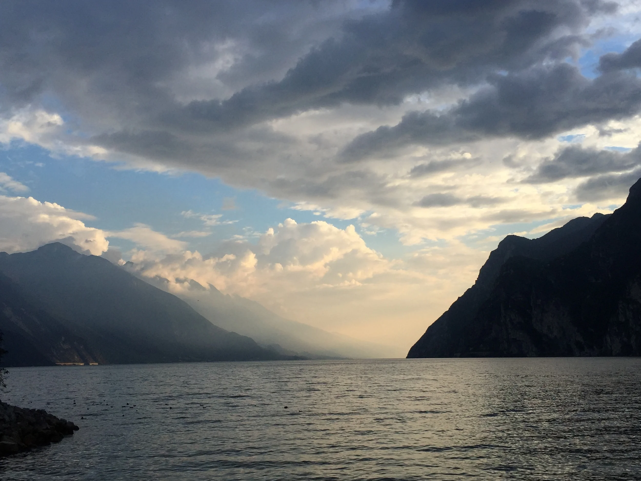 View of Lake Garda form the Shore