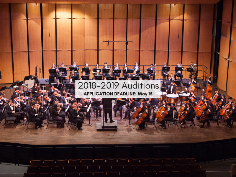 AUDITION INFORMATION // APPLY NOW
