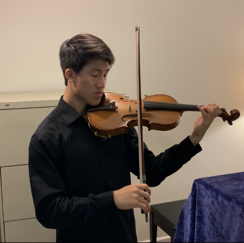 Senior Spotlight: Caleb Wang, Violin