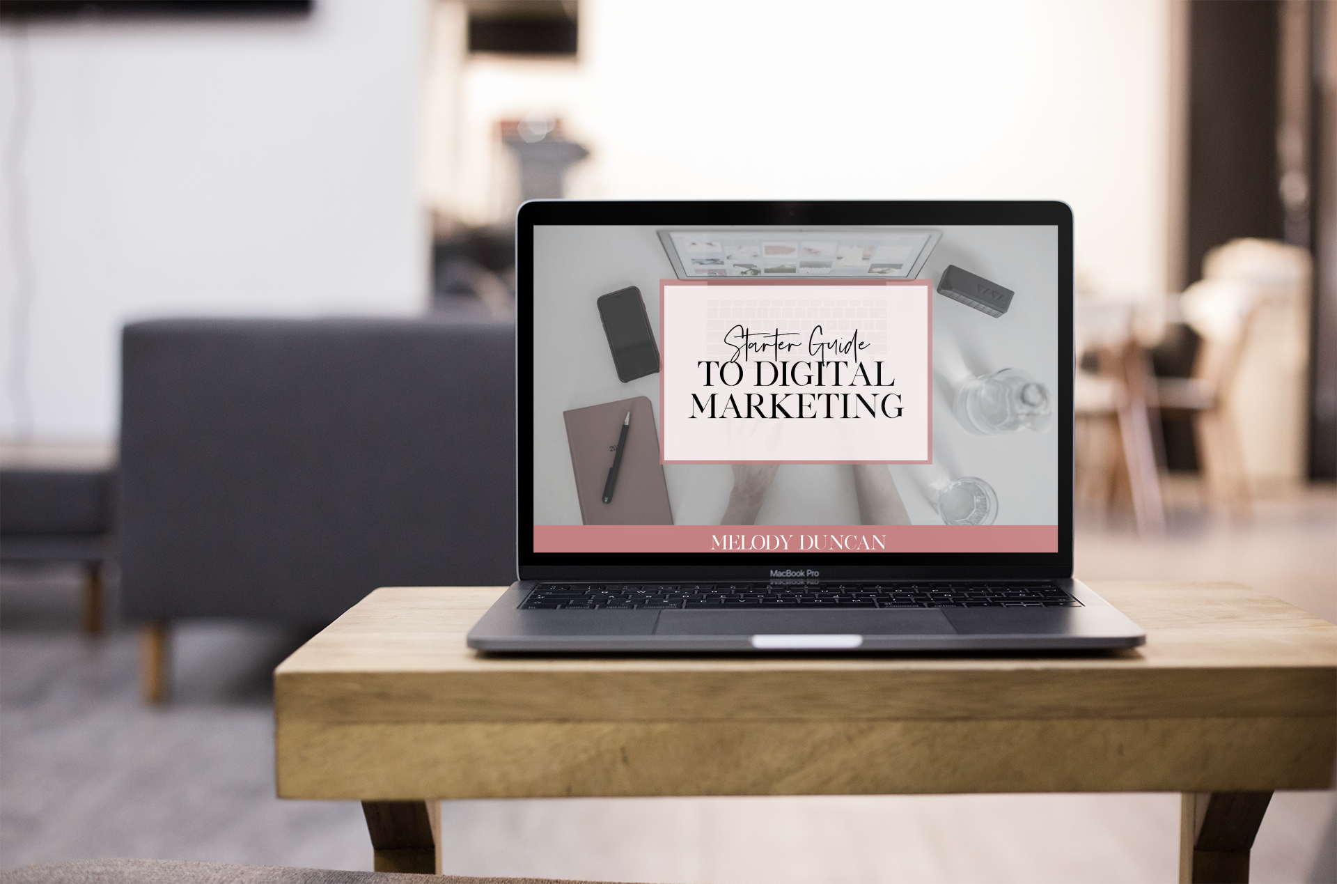 front-shot-of-a-macbook-mockup-standing-on-the-corner-of-a-wooden-desk-a20991.png