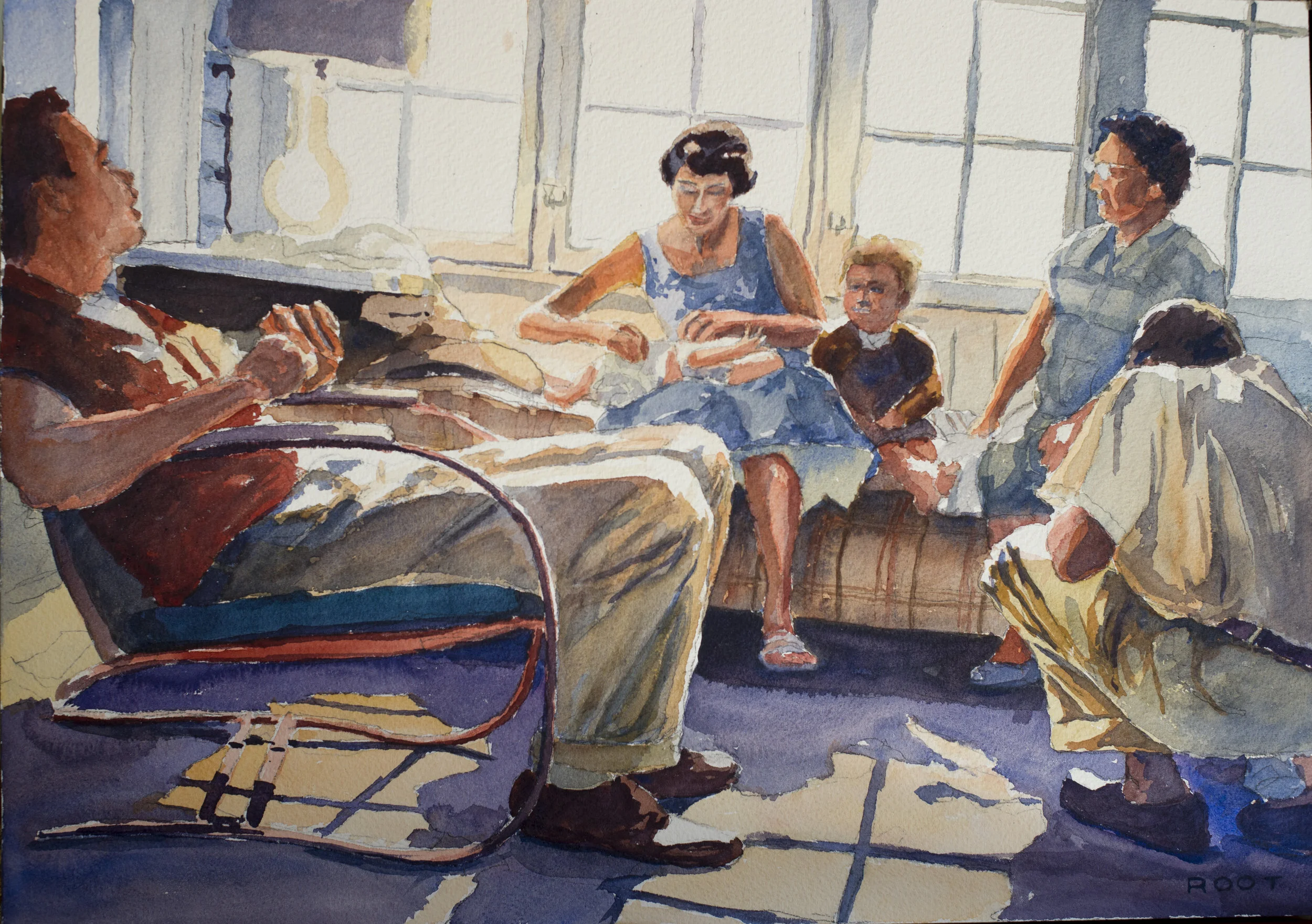 "Redbrook Front Porch, 1957"