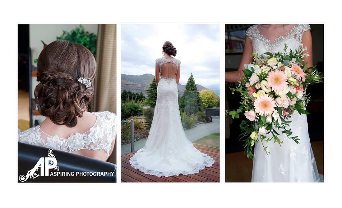 Side hair style | Kelsi's Wanaka Wedding | Wanaka Wedding Hair and Make-up | www.roadtobeauty.co.nz