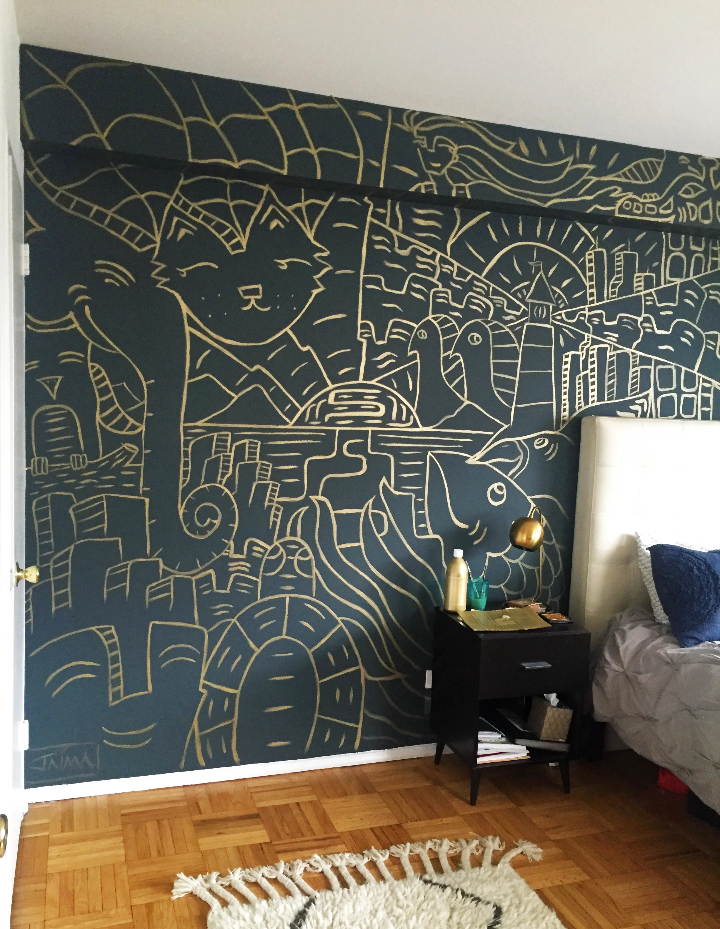 Bedroom Wall Mural 