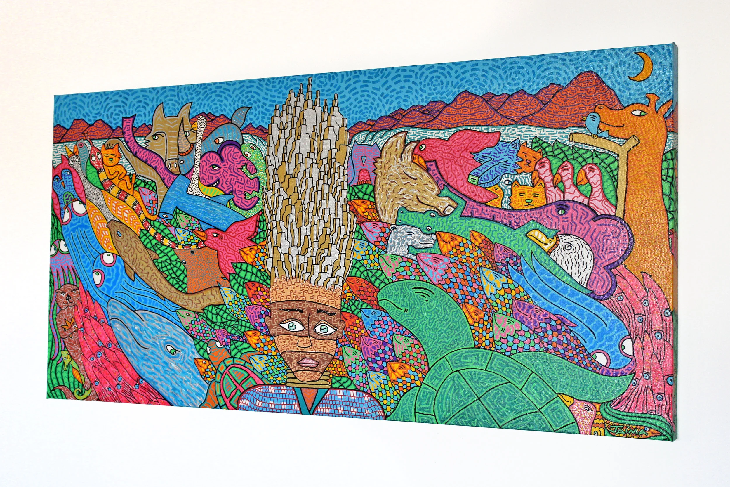 Social Animal 4' x 2'