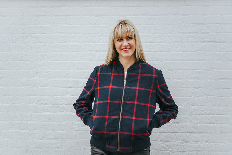 Fleece-Lined Wool Plaid Bomber from Old Navy- similar style available via Woolrich