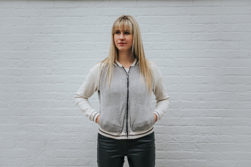 Sweater Bomber from Gap- similar style via American Eagle