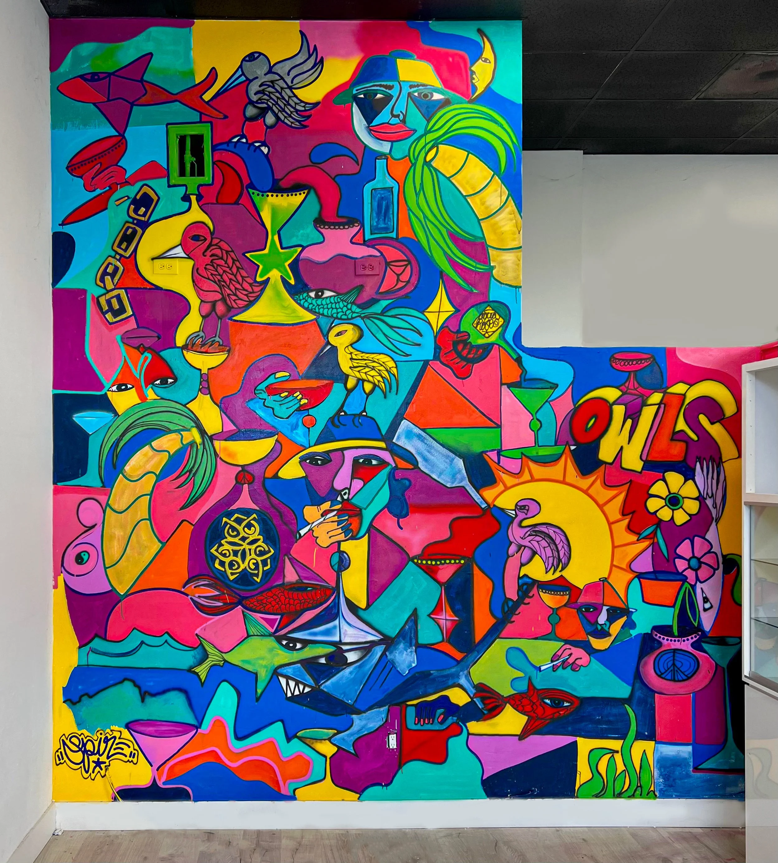  Interior Installation for Owls Oil in Miami, FL 