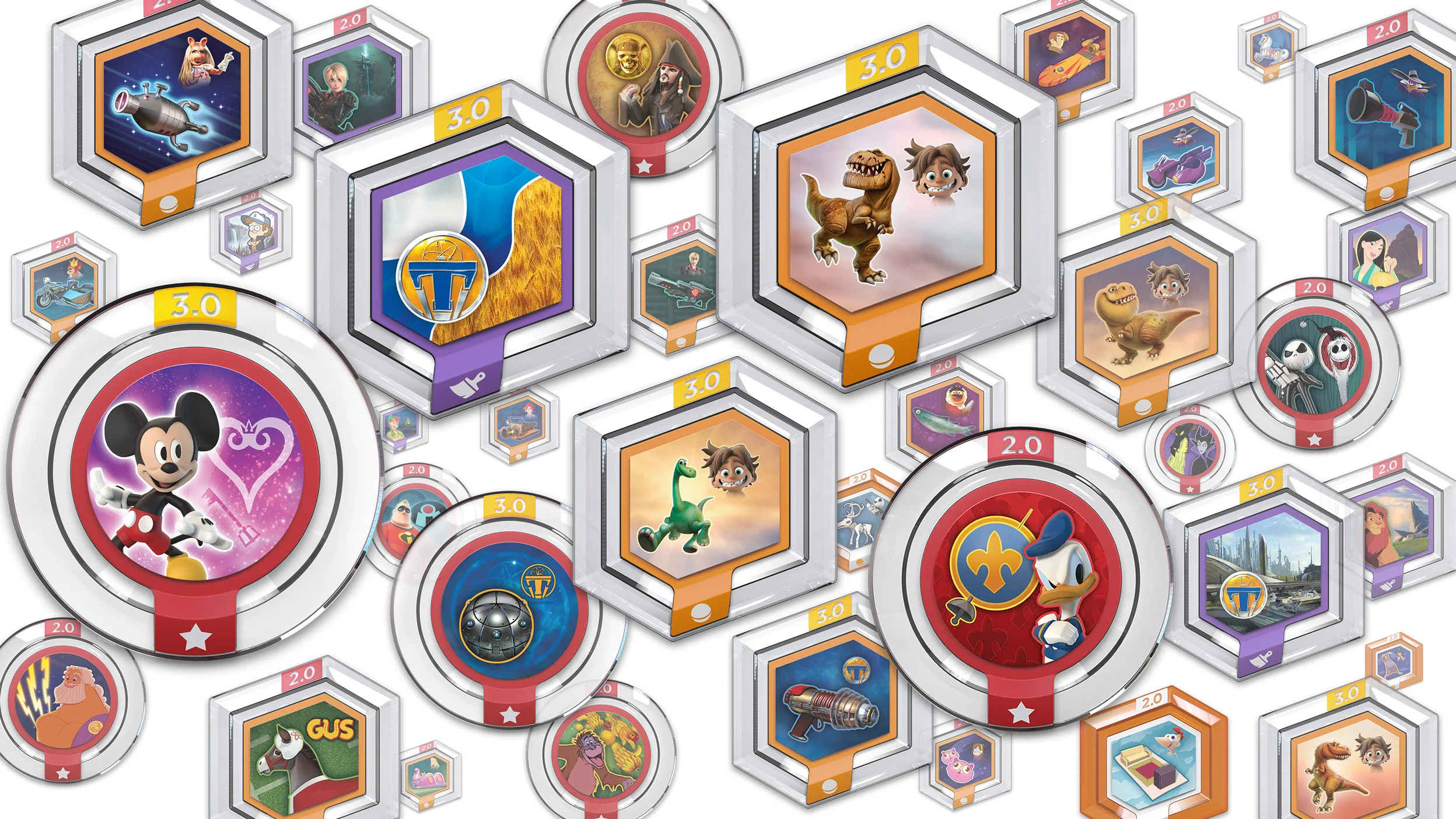 Disney Infinity Power Discs background image