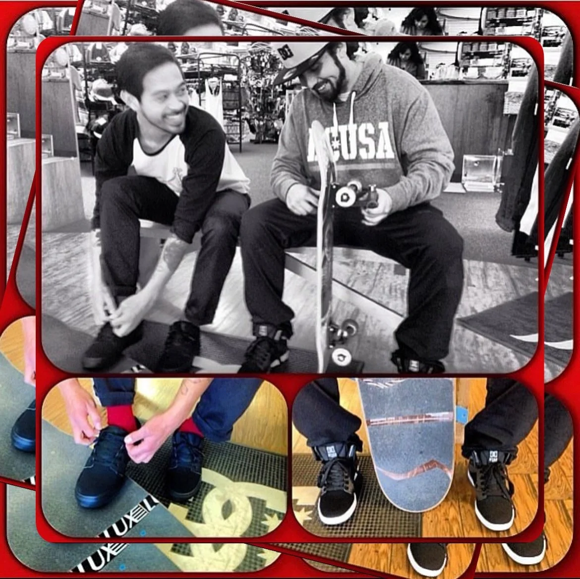 We love it when old pics pop up! Who remembers these two? #goodtimes #surfconnection #memories #lompoc