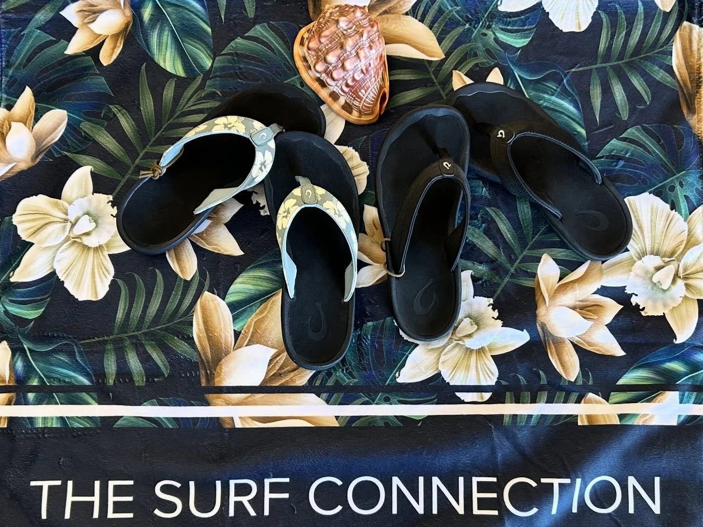 Just in time for warm beach days! Make your feet feel happy with sandals from Olukai! #lompoc #surfconnection #shoplocal