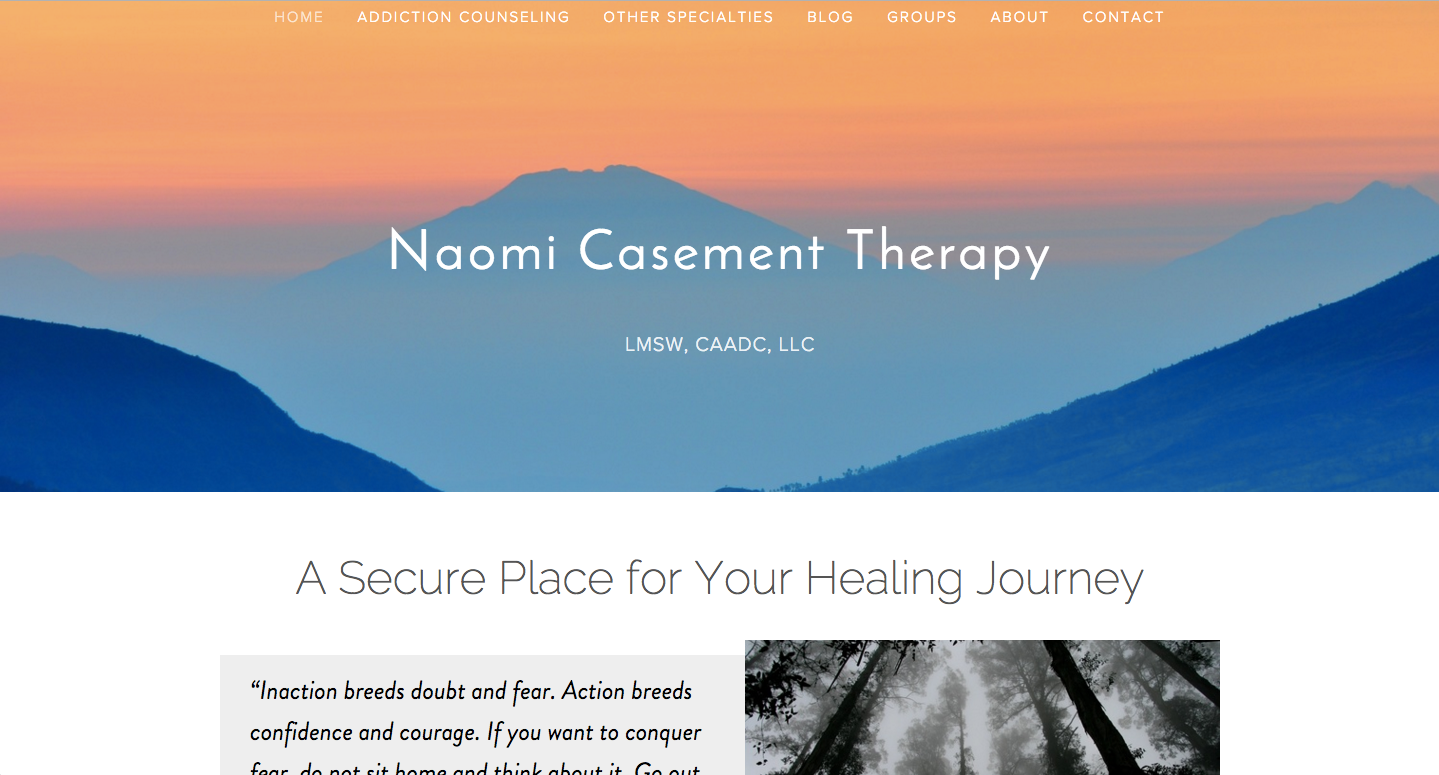 Building Naomicasementtherapy.com