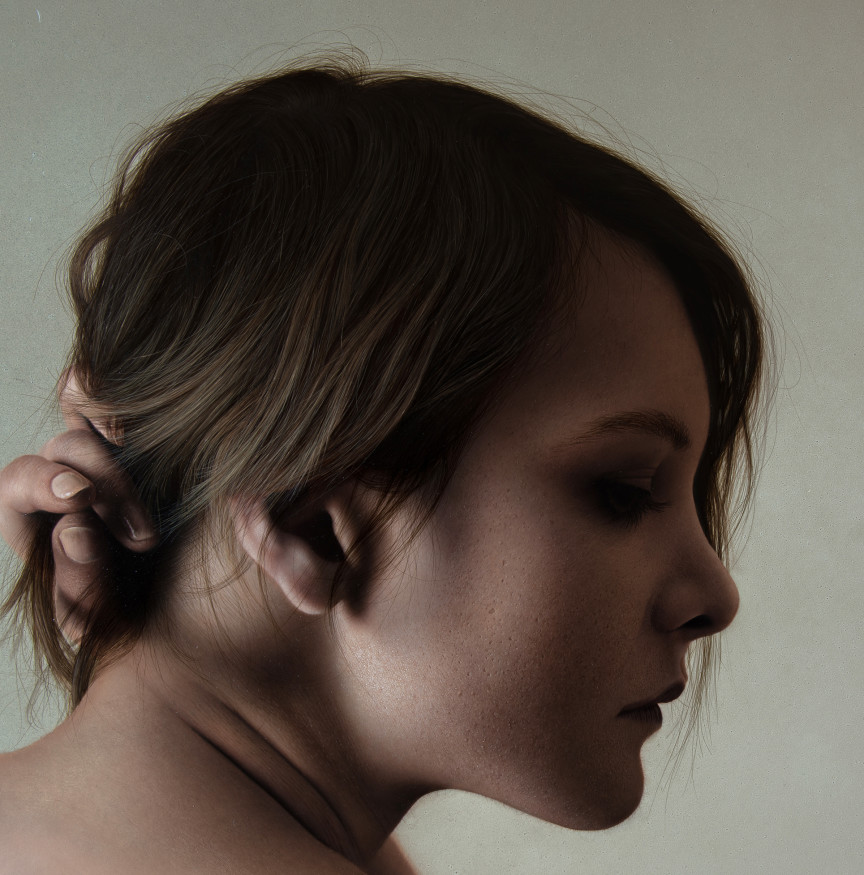 Marco Grassi, olio su tela smaltata