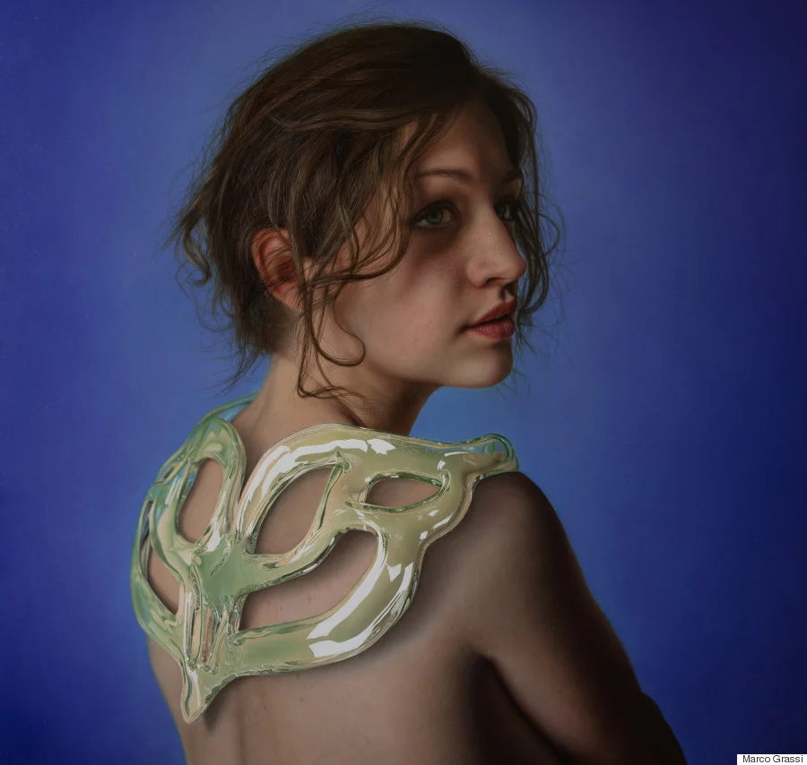 Marco Grassi, acrilico, alchidico e olio su tela smaltata