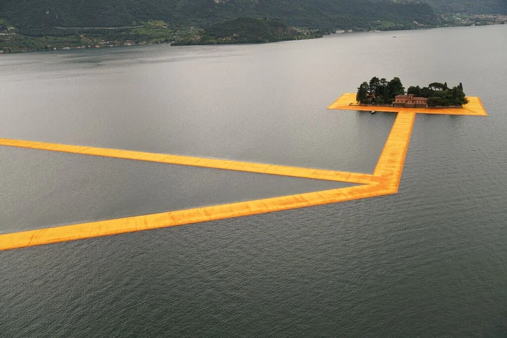 Inaugurata "the floating piers" l'installazione un pò zen e un pò minimalista firmata Christo