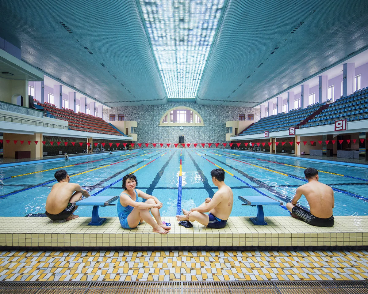 Raphael Olivier, serie "North Korea vintage architecture", fotografie Pyongyang