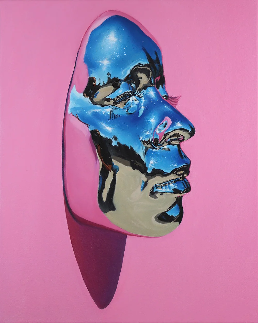 Kip Omolade, Diovadiova Chrome, Karyn V, Olio su tela