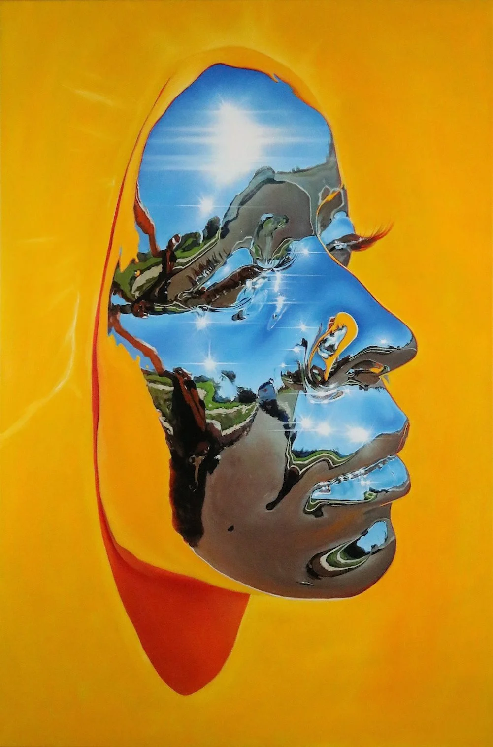 Kip Omolade, Diovadiova Chrome, Karyn IV, Olio su tela