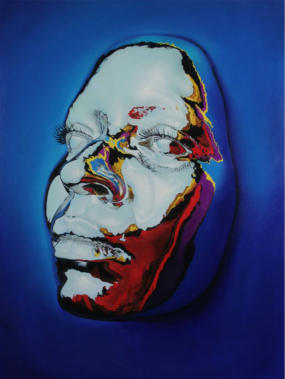 Kip Omolade, Diovadiova Chrome, Karyn III, Olio su tela