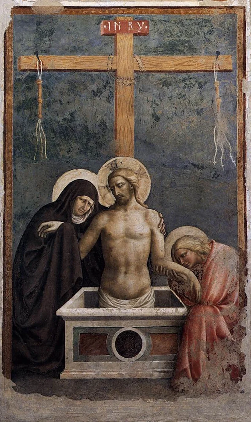 masolino da panicale: pietà, 1424affresco staccato | cm 280 x 118empoli, museo della collegiata di sant’andrea