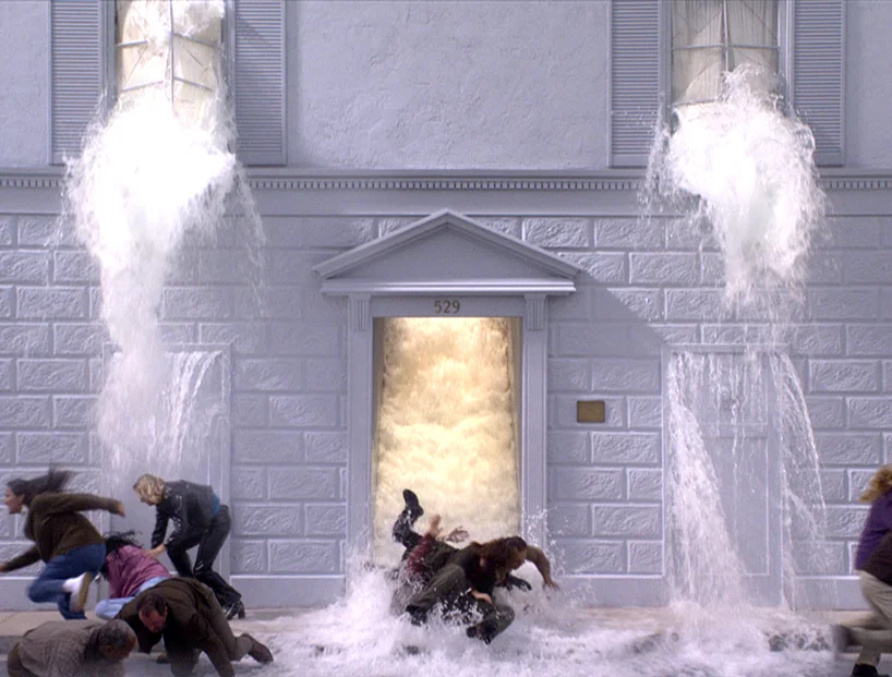 bill viola (new york 1951): the deluge (going forth by day), 200236’ | color video projection with four channels of soundlong beach, CA, bill viola studio