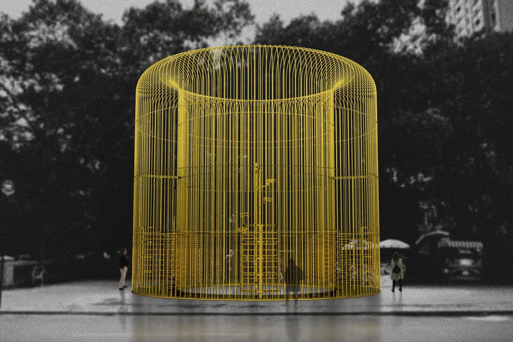 Ai Weiwei costruirà 100 tra mega-gabbie e recinzioni varie in giro per NewYork