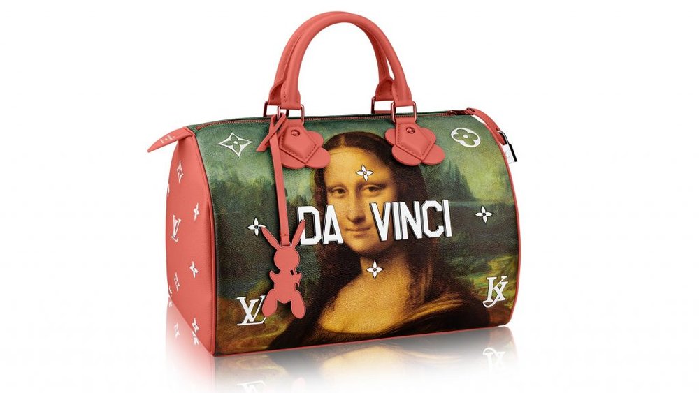 Jeff Koons riproduce la copia della Monna Lisa sulle borsette di Louis  Vuitton — ARTBOOMS