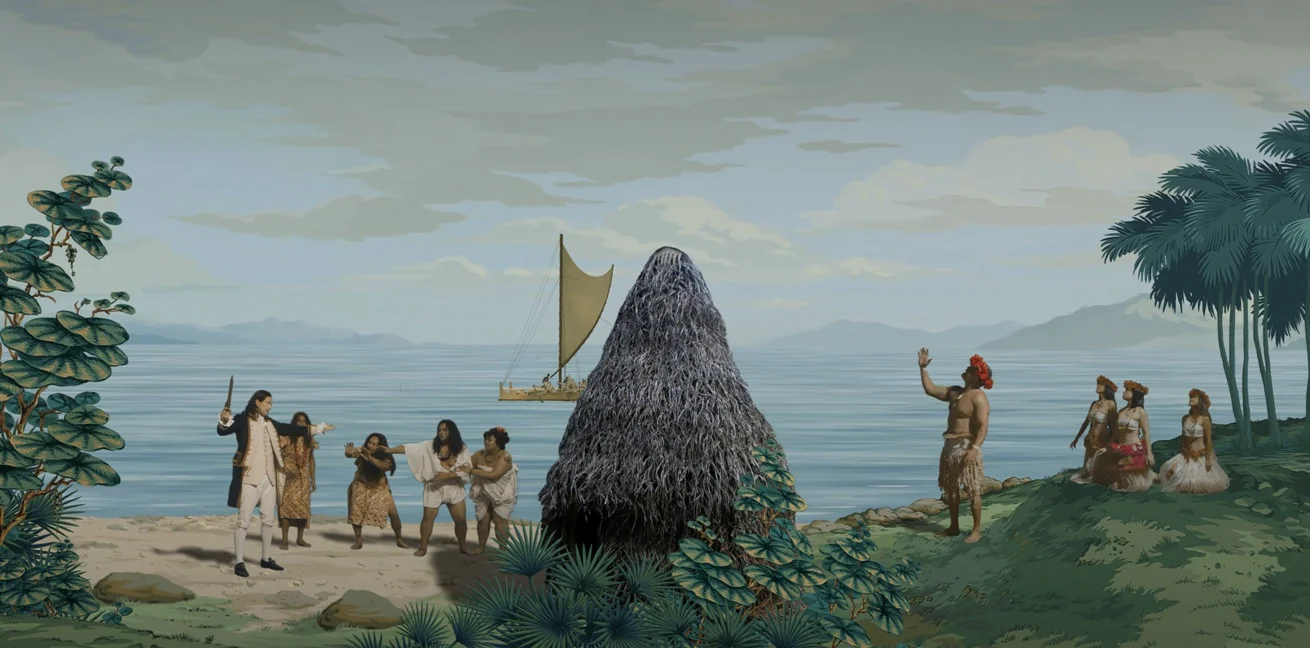 Lisa Reihana, detail in Pursuit of Venus [infected], 2015–17, Ultra HD video, colour, sound, 64 min. Image courtesy of the artist and New Zealand at Venice.