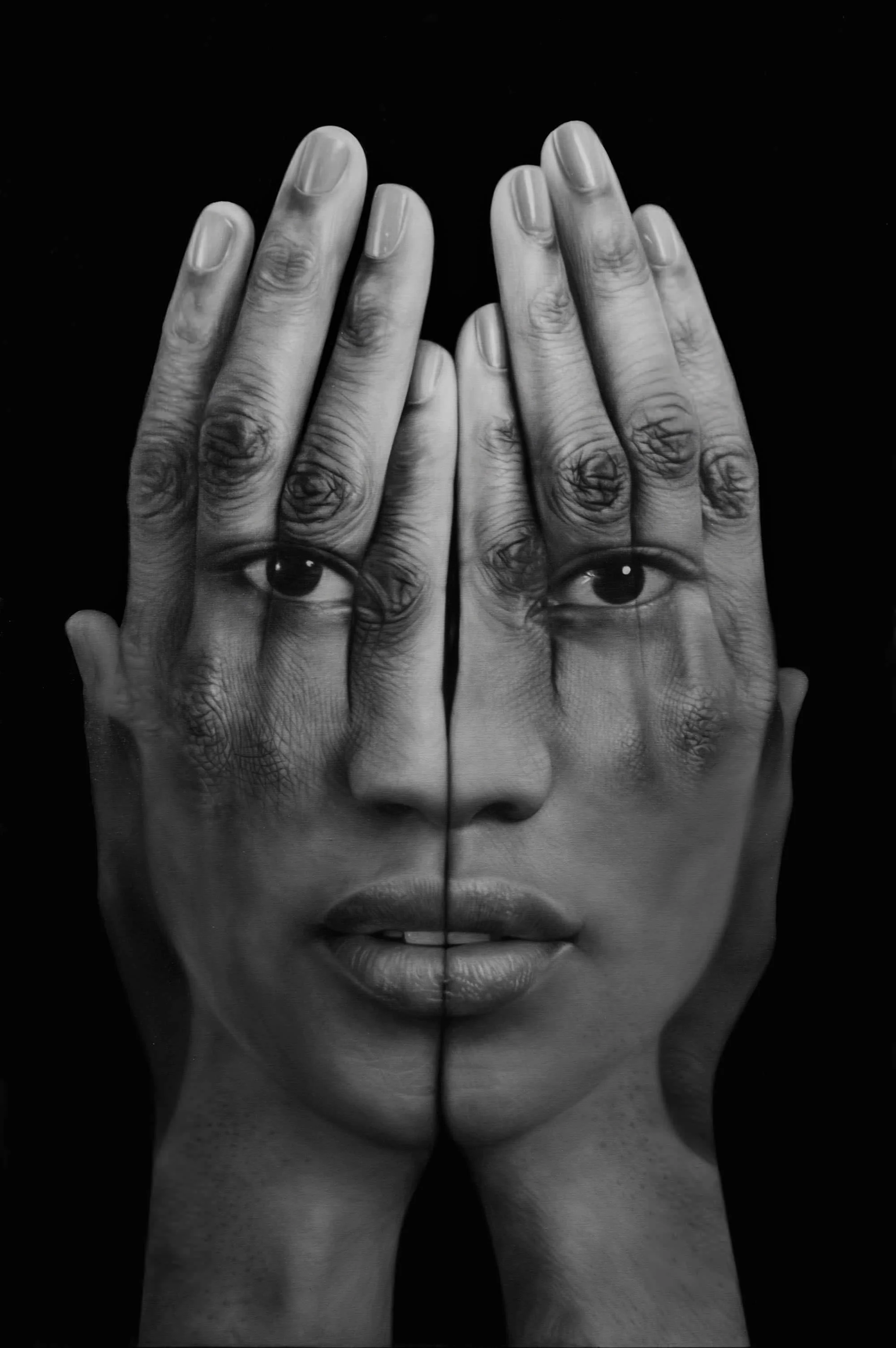 Tigran Tsitoghdzya, Black Mirror, 2013, Olio su tela 190x127 cm. photo by Tigran Tsitoghdzya