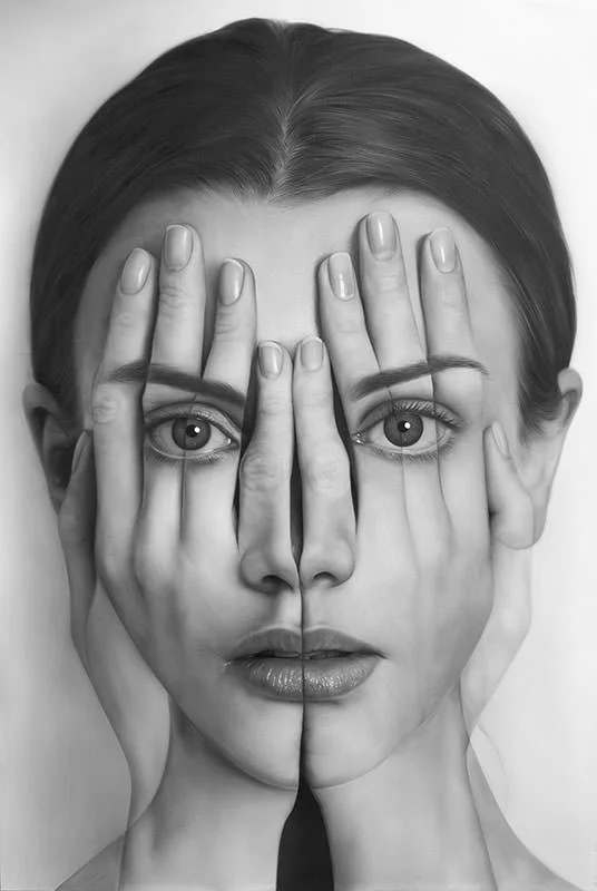 Gli Enormi Dipinti Iperrealisti Di Tigran Tsitoghdzya Che Sembrano Dei Surreali Ritratti Fotografici In Bianco E Nero Artbooms