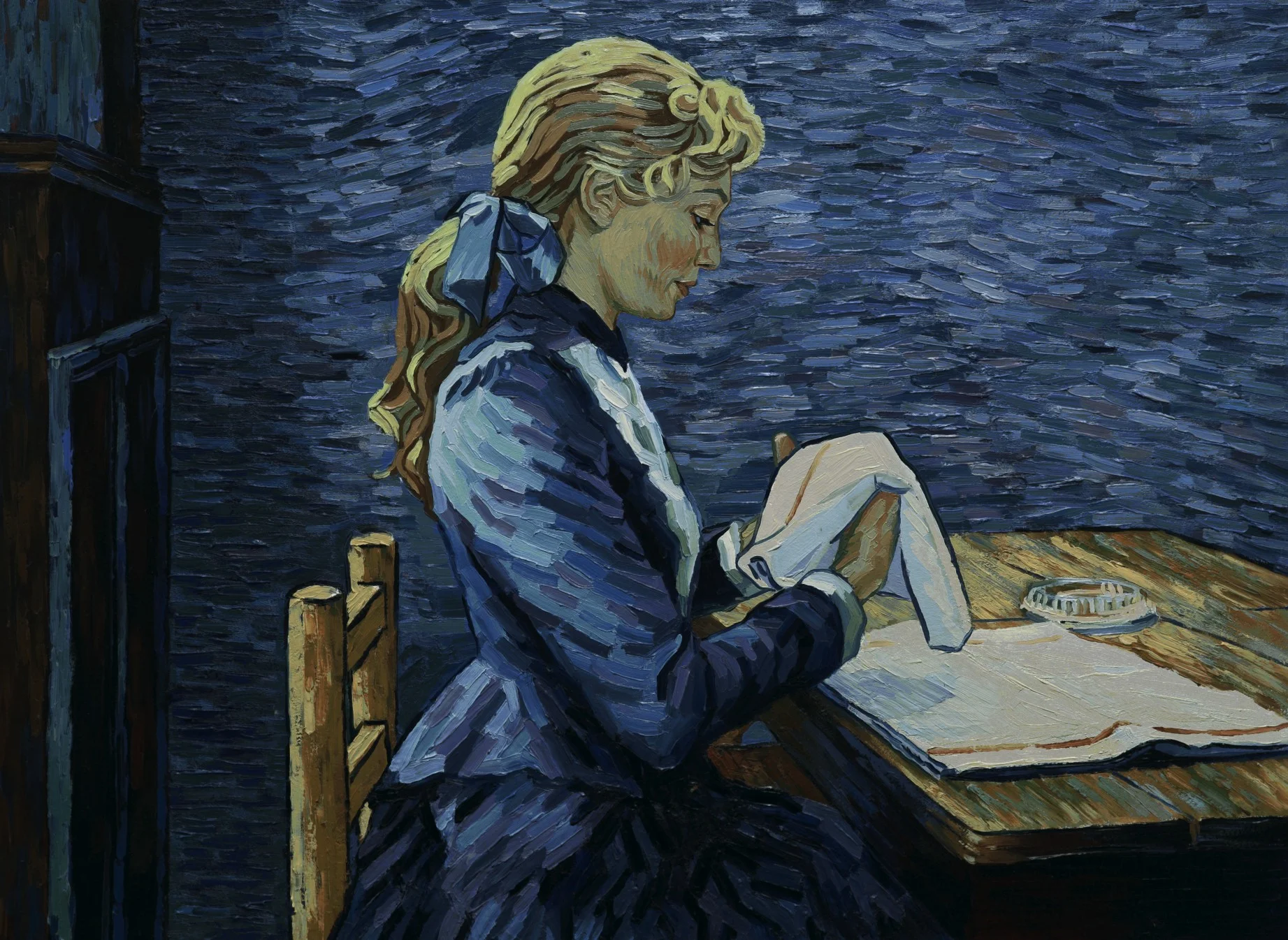loving-vincent-Adeline Ravoux (Eleanor Tomlinson) folding napkins at the Ravoux Inn.jpg