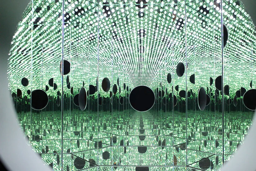 yayoi kusama, infinity mirror room- longing for eternity; festival of life, david zwirner,image © designboom&nbsp;