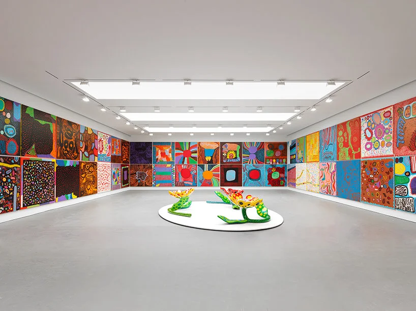 installation view, yayoi kusama: festival of life, david zwirner, new york, 2017;image © yayoi kusama&nbsp; / courtesy of david zwirner, new york; OTA fine arts, tokyo/singapore/shanghai; victoria miro, london; yayoi kusama inc.