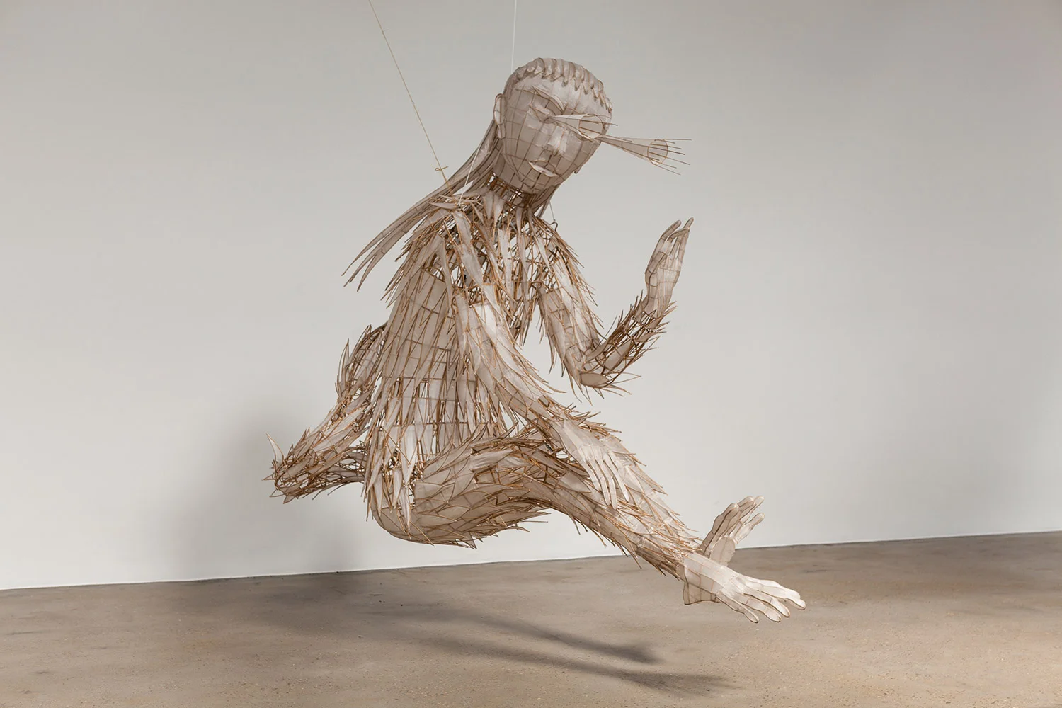 Ai Wewei, Taifeng, 2015 Bamboo e seta. 167 x 86 x 200 cm. photo © Ai Weiwei Studio, Berlín, 2017