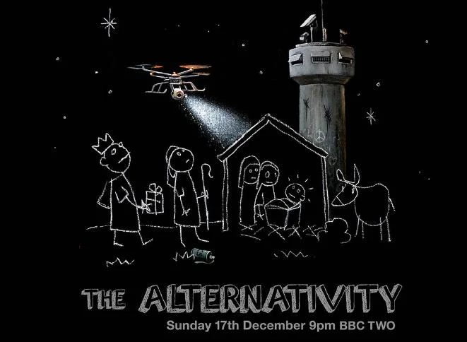 The Alternativity: la Natività Alternativa di Banksy e Danny Boyle, a Betlemme, in Cisgiordania