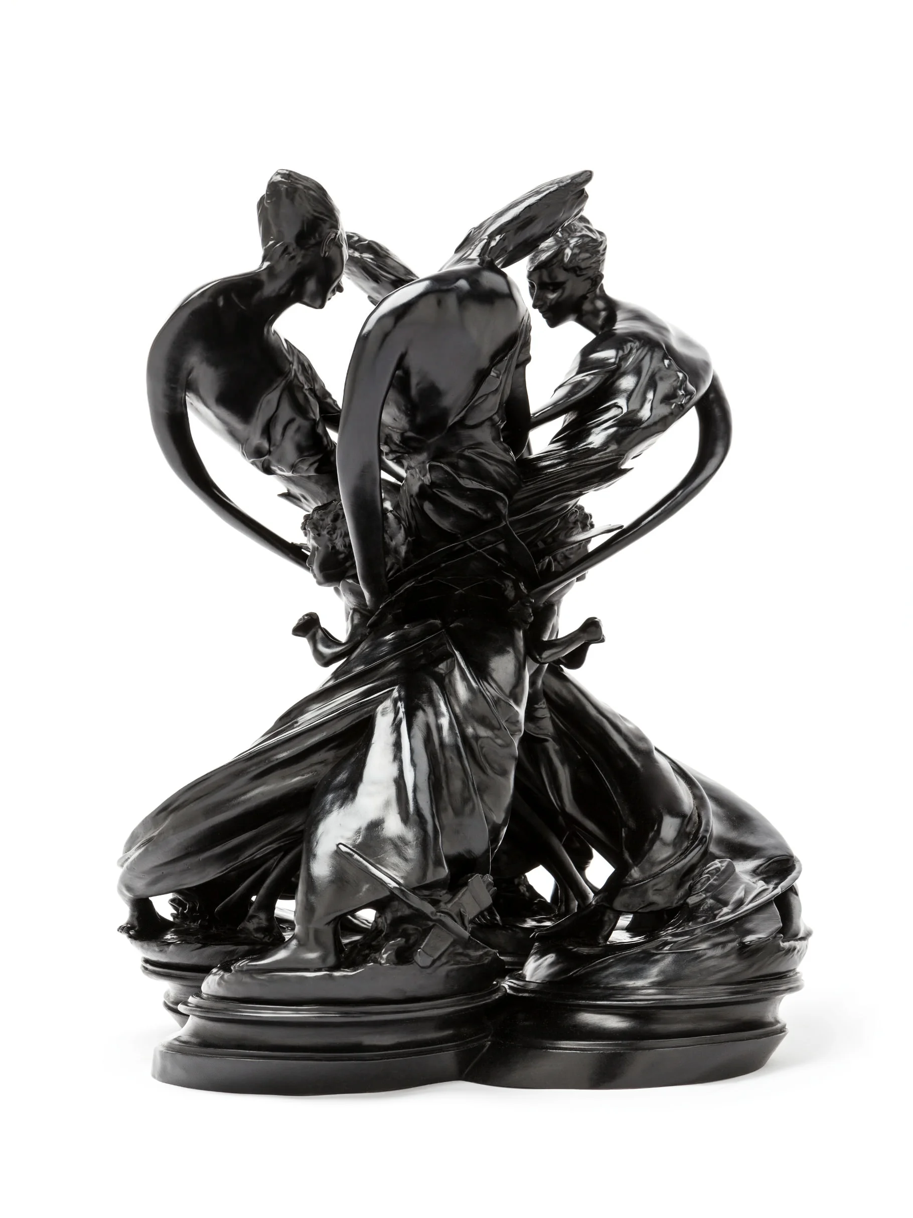 Wim Delvoye, L'Amour D+®sarm+® Rorschach, 2016, 58 x 58 x 74cm, patinated bronze