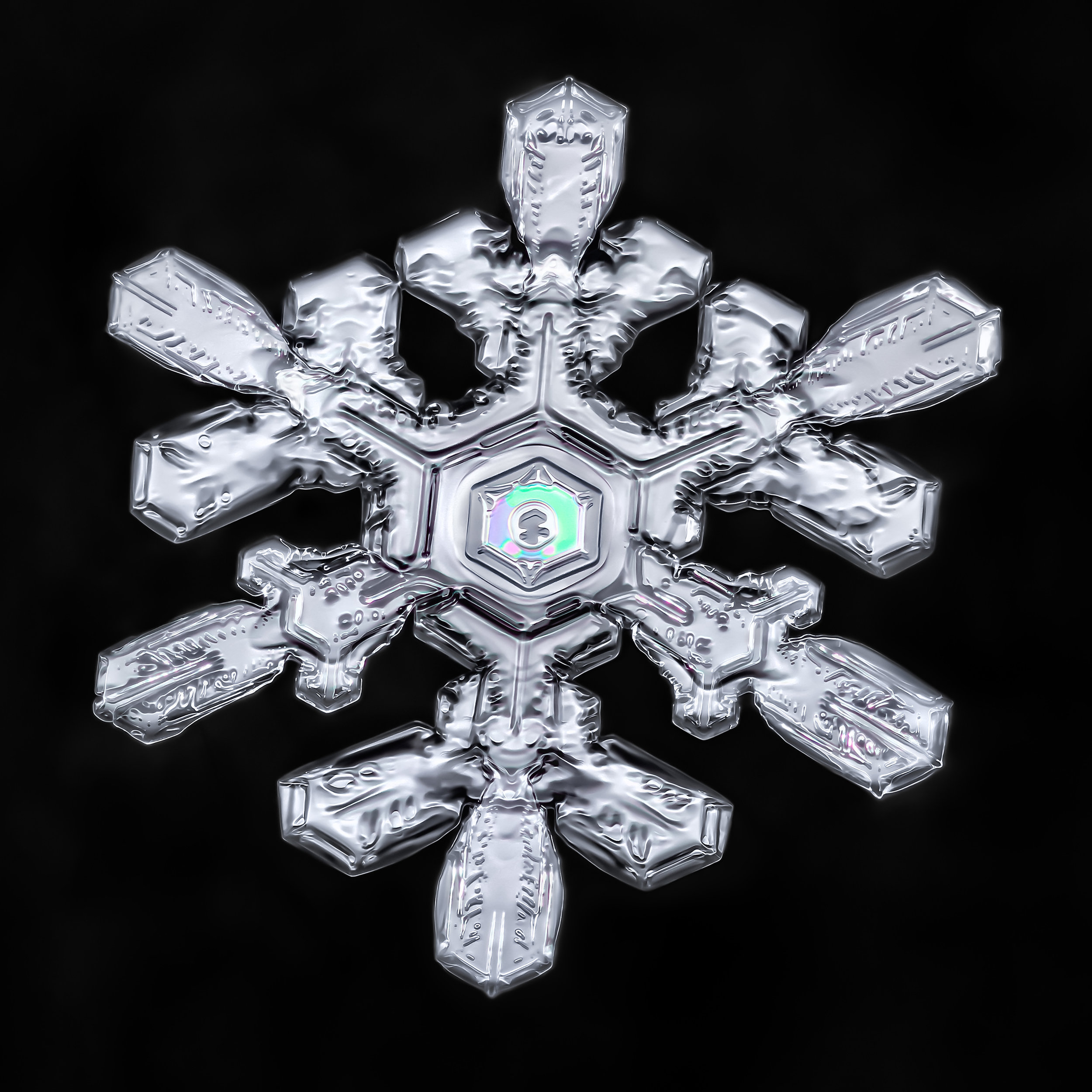 Le Macrofotografie Non Photoshoppate Dei Fiocchi Di Neve
