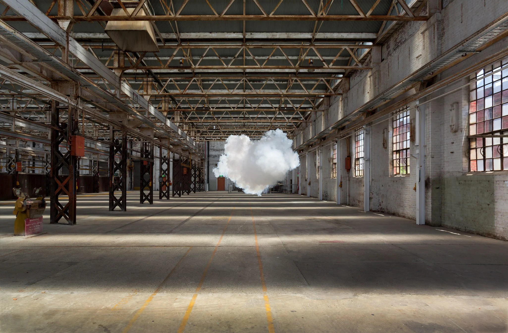 Berndnaut Smilde, Nimbus Midland, 2017, c-type print on aluminium, 125 x 190 cm _ 75 x 114 cm. ed. 6+2AP. Courtesy the artist and Ronchini Gallery