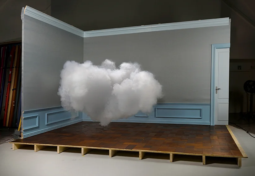 Berndnaut Smilde, Nimbus Litta, 2013, digital c-type print on aluminium, 75 x 100 cm, 125 x 166 cm, ed. of 6+2 ap. Courtesy the artist and Ronchini Gallery