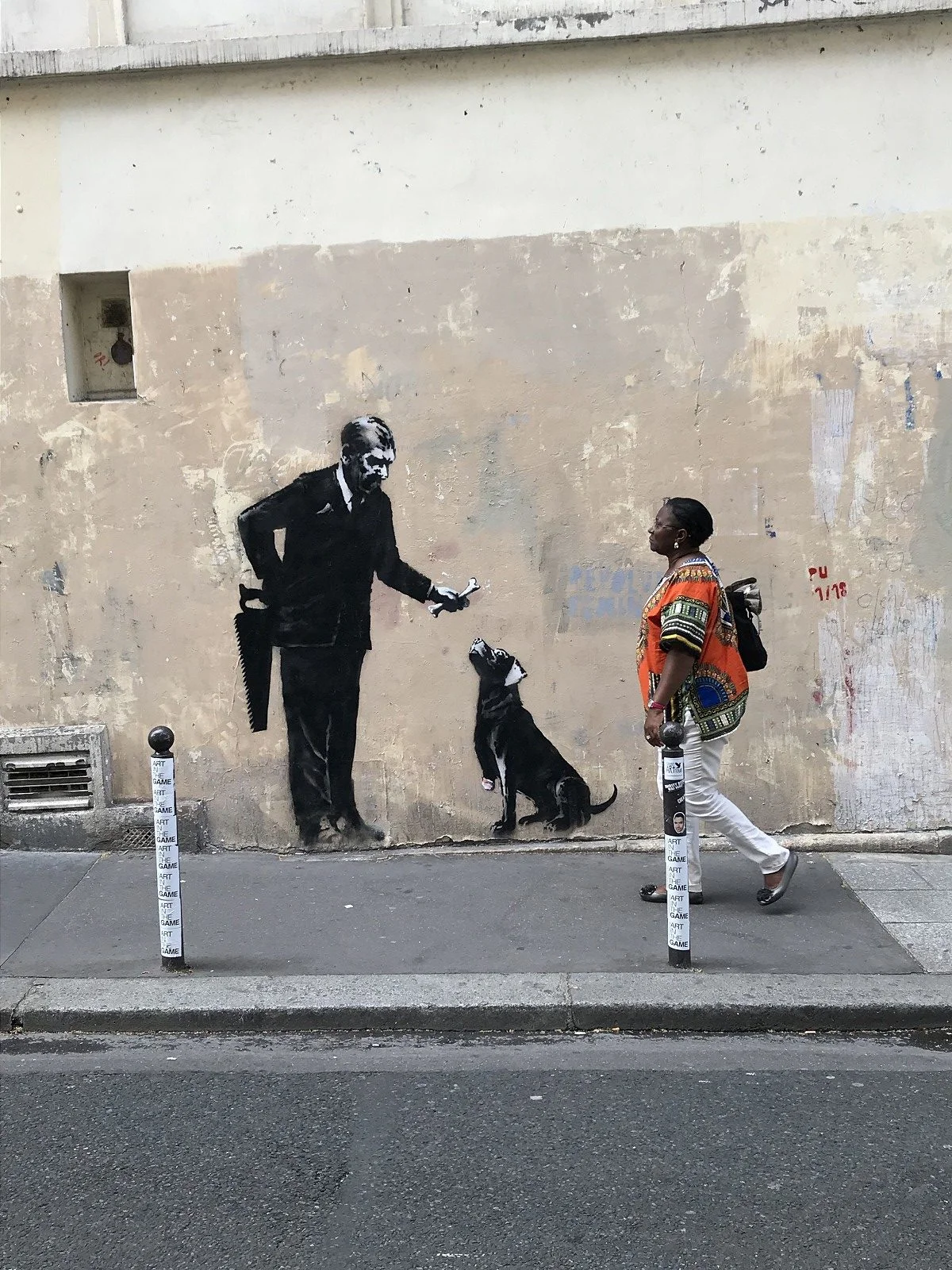 Banksy, image © @WhereTheresWalls
