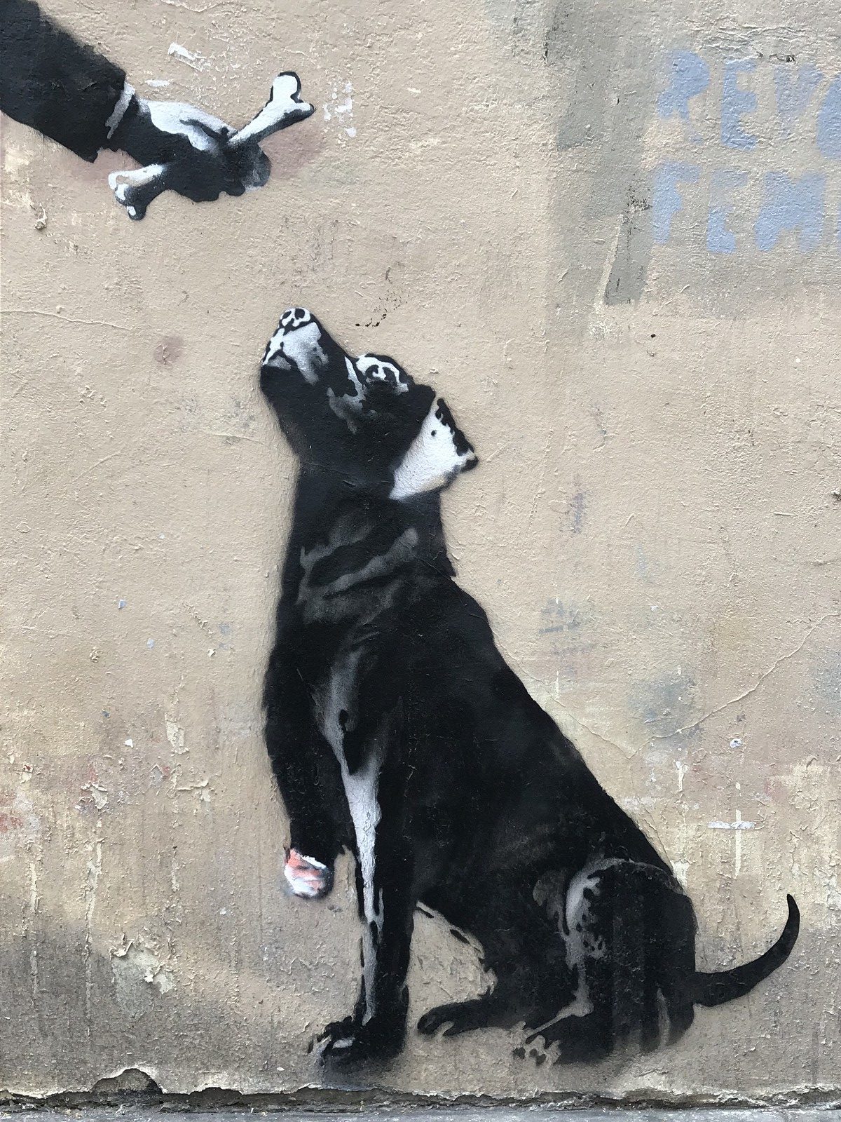 Banksy, image © @WhereTheresWalls