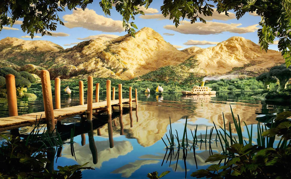 carl warner, serie foodscapes,