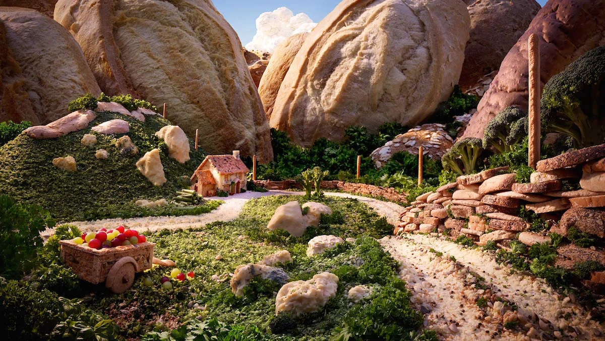 carl warner, serie foodscapes,