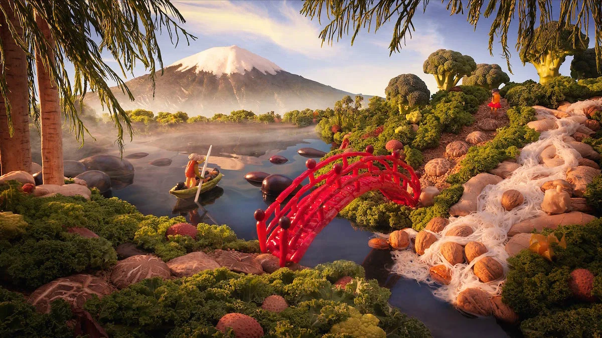carl warner, serie foodscapes,