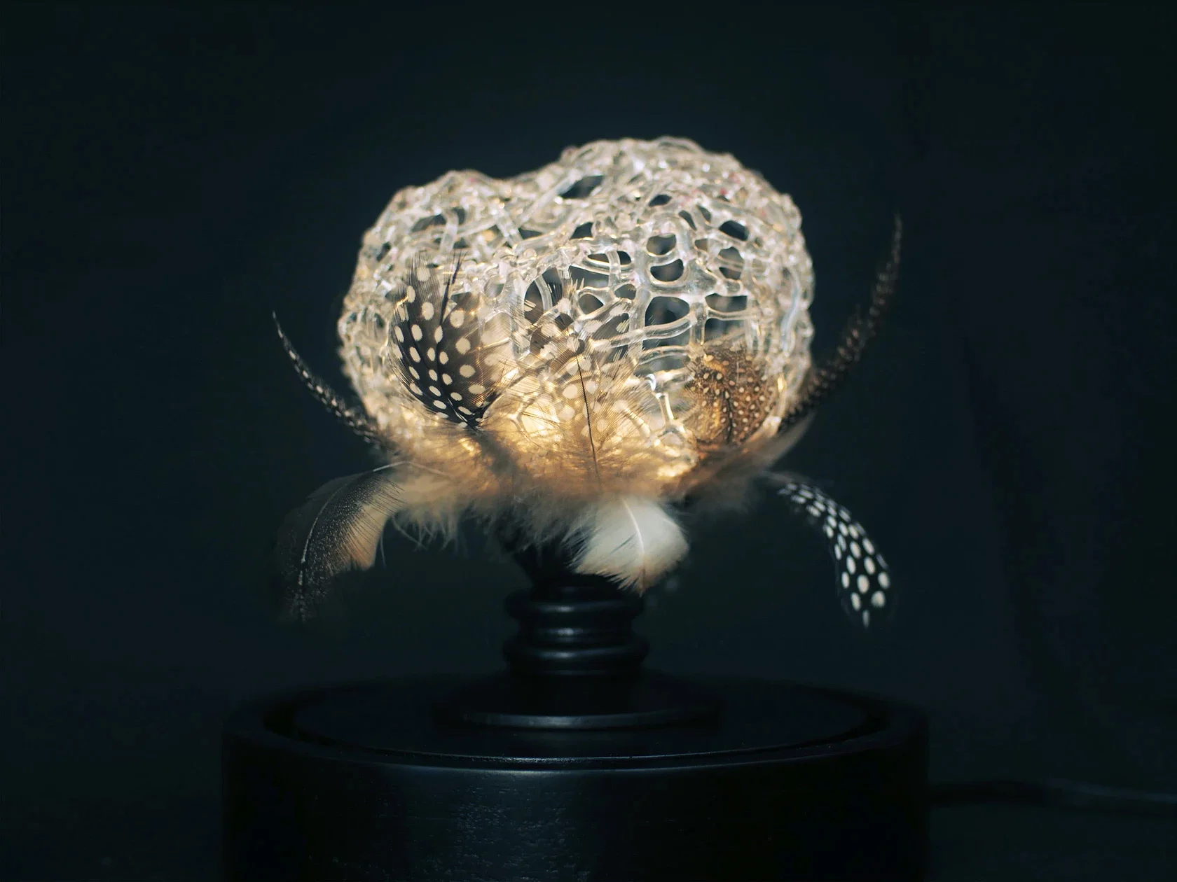 Cervelle de Moineau (2017), Glass, 13 x 7 x 7 inches